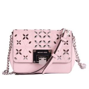 Michael Kors tina pink stud bag